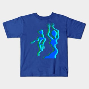 Lazer Guided Melodies (blue) Kids T-Shirt